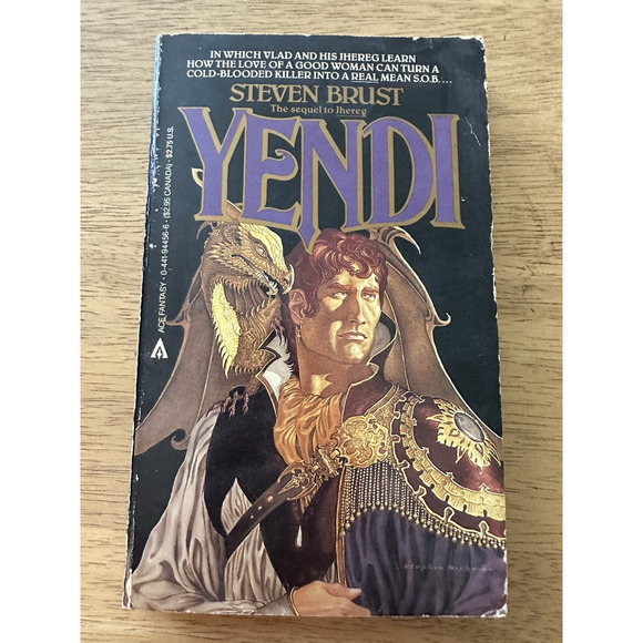 Steven Brust, Fantasy Novels, Yendi, To Reign in Hell, Teckla, set 1980s PB VTG - Picture 3 of 14